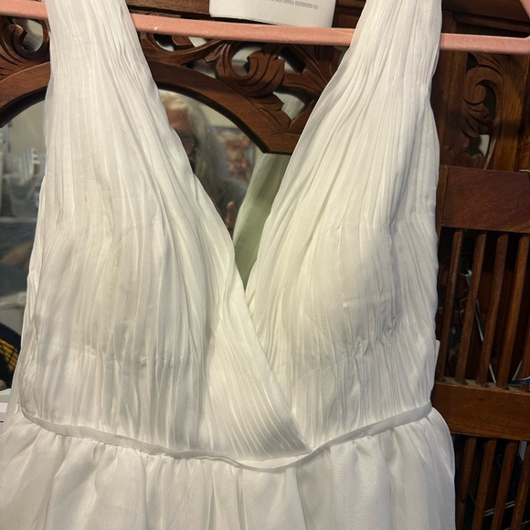 (4/311) ❤️ BNWT MAC DUGGAL
High Low Tiered Gown with Built In Bodysuit #55320 - Picture 7 of 11